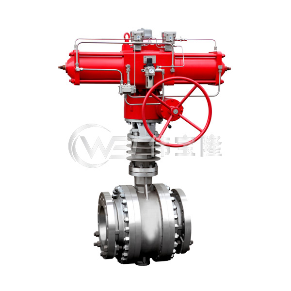 氣動高溫鑄鋼球閥