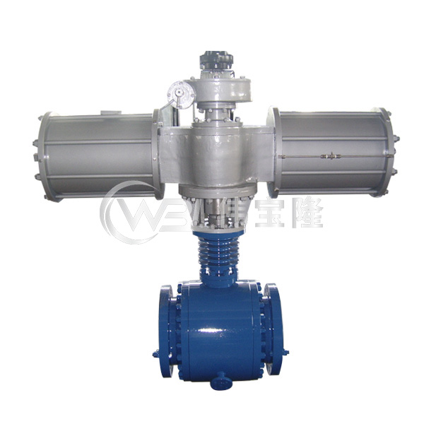 氣動高溫鍛鋼球閥